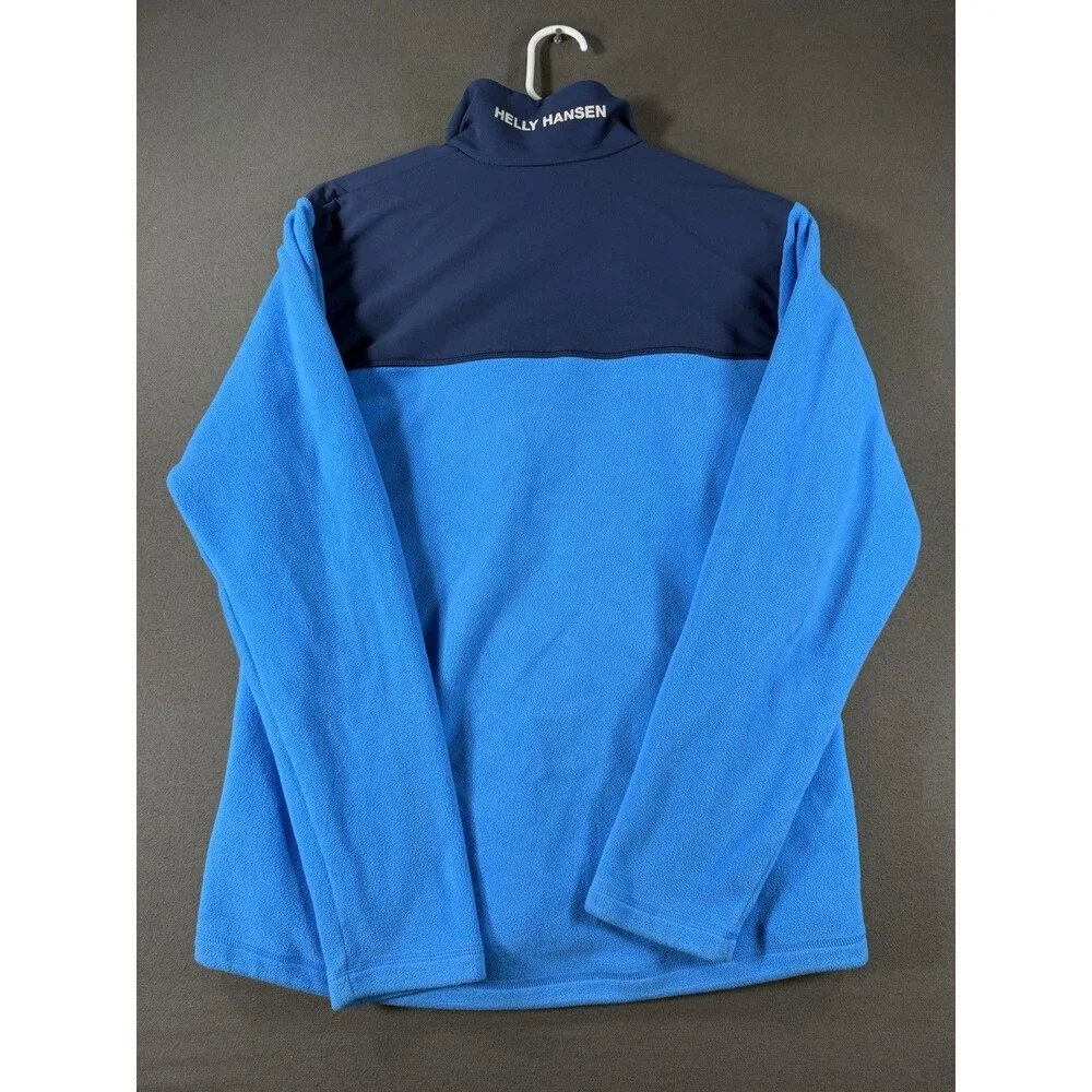 Helly Hansen Sitka Full Zip Fleece Jacket Mens Large Racer Blue Polartec Outdoor